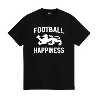 TSHIRT FOOTBALL HAPPINES -SMALL CIRCLE, LOVE FOOTBAL, PEACE LIFE | Tshirt Cotton 24s| Casual