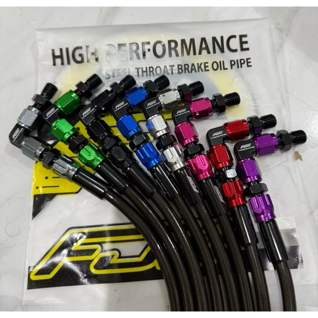FJN THAILAND BRAKE HOSE 90 ซม. 90 องศา