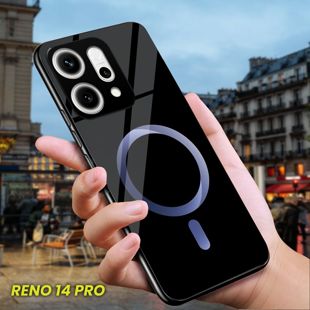 HP Glossy Glass Softcase Oppo Reno 14 Pro - เคสโทรศัพท์ Oppo Reno 14 Pro - เคสโทรศัพท์ Oppo ใหม่ล่าส