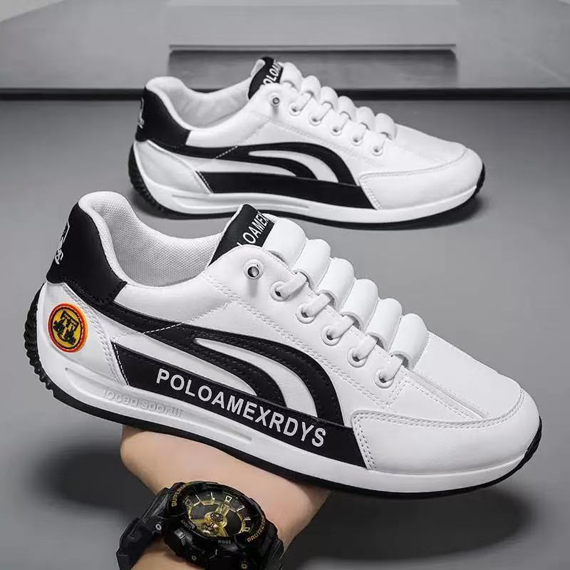 Unisex Sporty Stylish รองเท้าผ้าใบสบาย 37-44 รองเท้าผู้ชายล่าสุด/รองเท้าผ้าใบผู้ชาย/รองเท้าสีขาวผู้ช