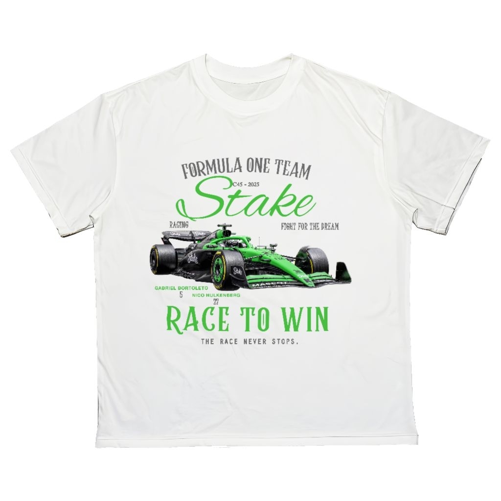 เสื้อยืดโอเวอร์ไซส์ F1 Stake Kick Sauber
