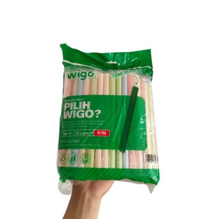 Sedotan Steril Boba 12mm wigo oxo warna pastel isi 100