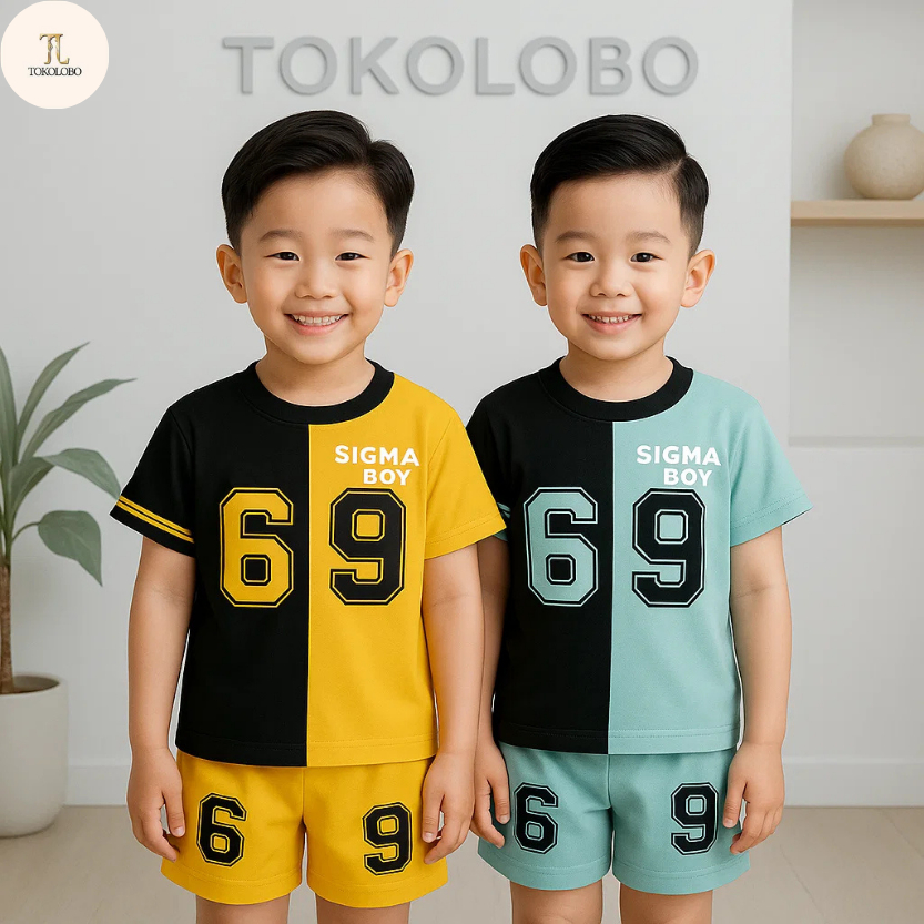 Tokolobo 9.9 SUPER SHOPPING DAY SIGMA BOY KIDS SUIT | ESTIMATED AGE 9 เดือน-6 ปี