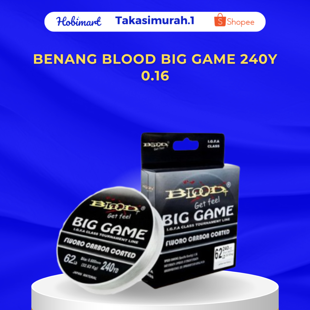 BLOOD THREAD BIG GAME 240Y 0.16