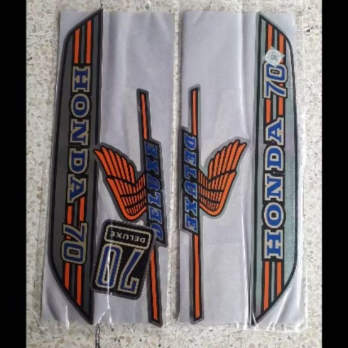HONDA C70 DELUXE CHROME STRIPING LIST C70 สติ๊กเกอร์ HONDA C70 สติ๊กเกอร์