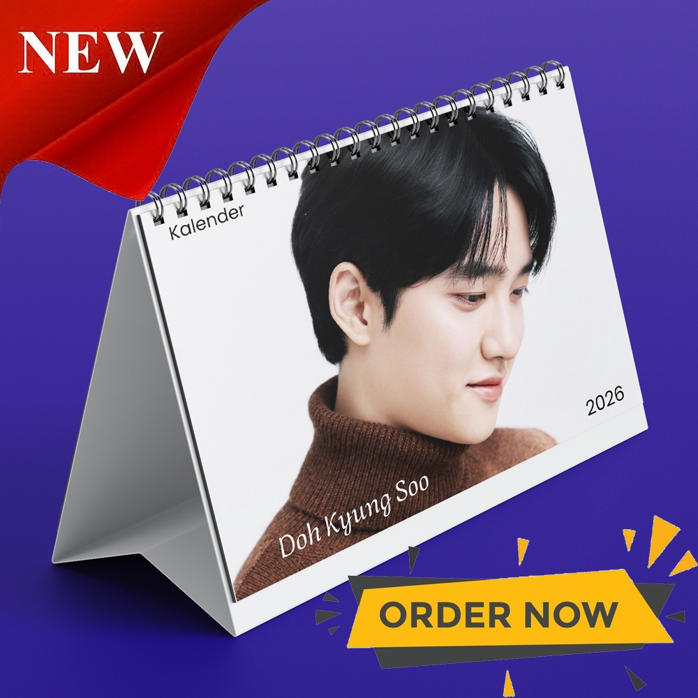 A&M Calendar Doh Kyung Soo EXO ปฏิทินตั้งโต๊ะ 2026 ปฏิทิน K-POP ปฏิทิน