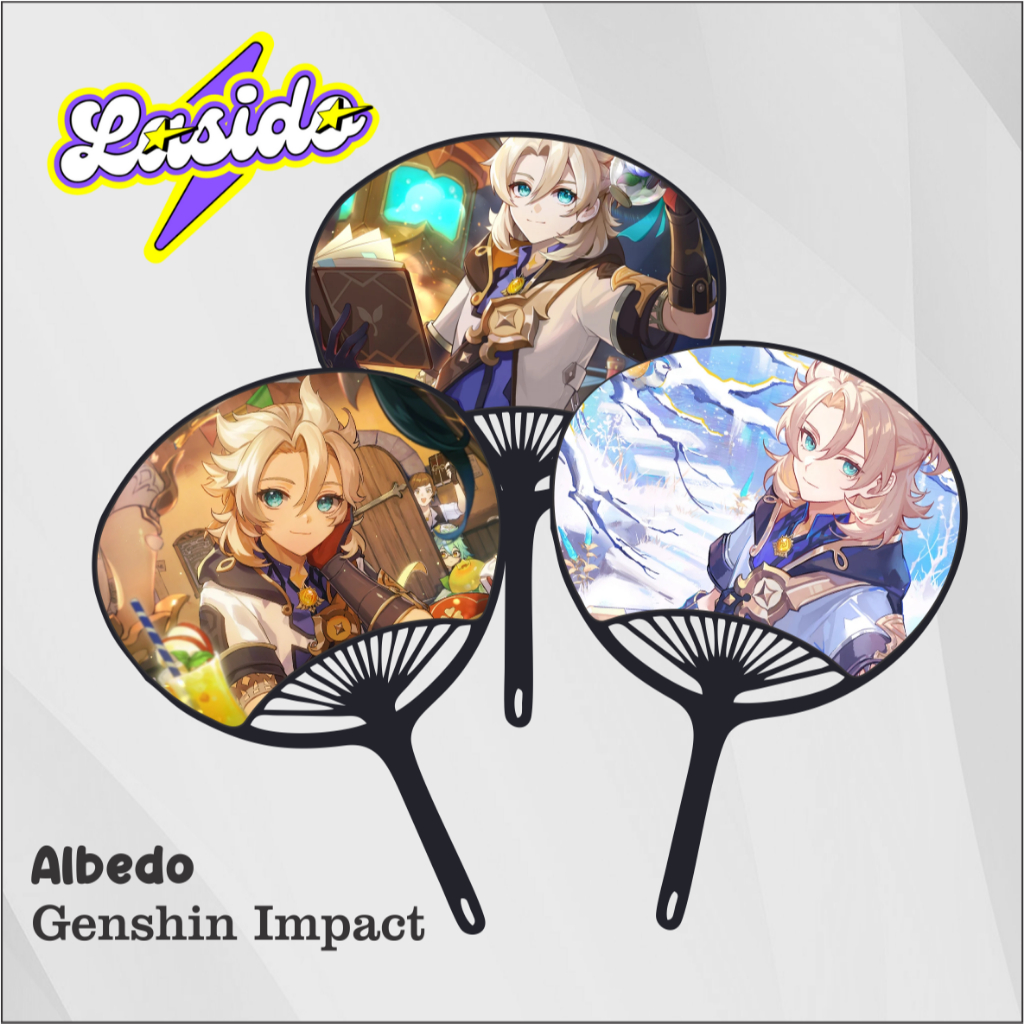 พัดลมเปลือก Albedo Genshin Impact