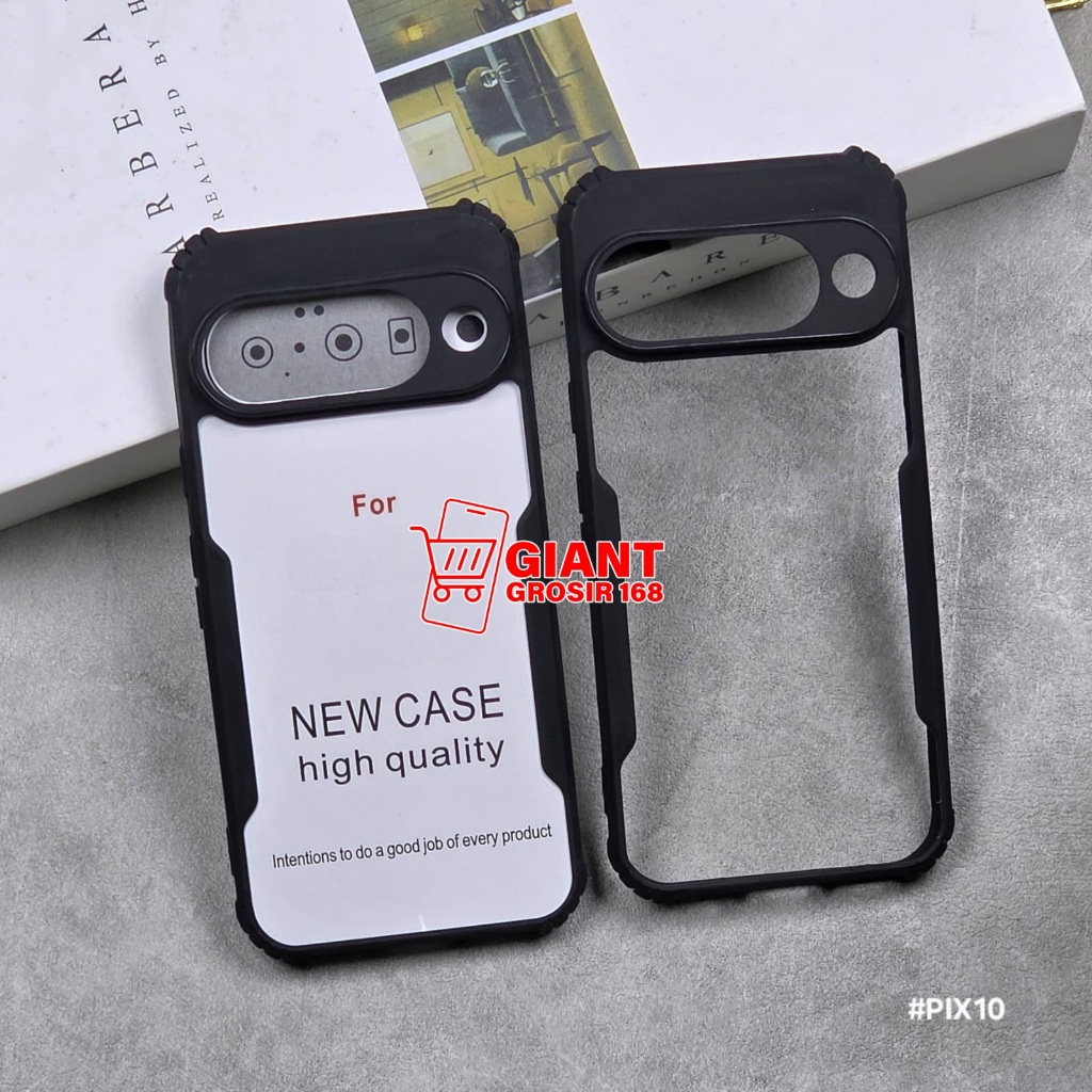 GOOGLE PIXEL 10 GOOGLE PIXEL 10 PRO GOOGLE PIXEL 10 PRO XL CASE ARMOR FUSION SHOCKPROOF TRANSPARKENT