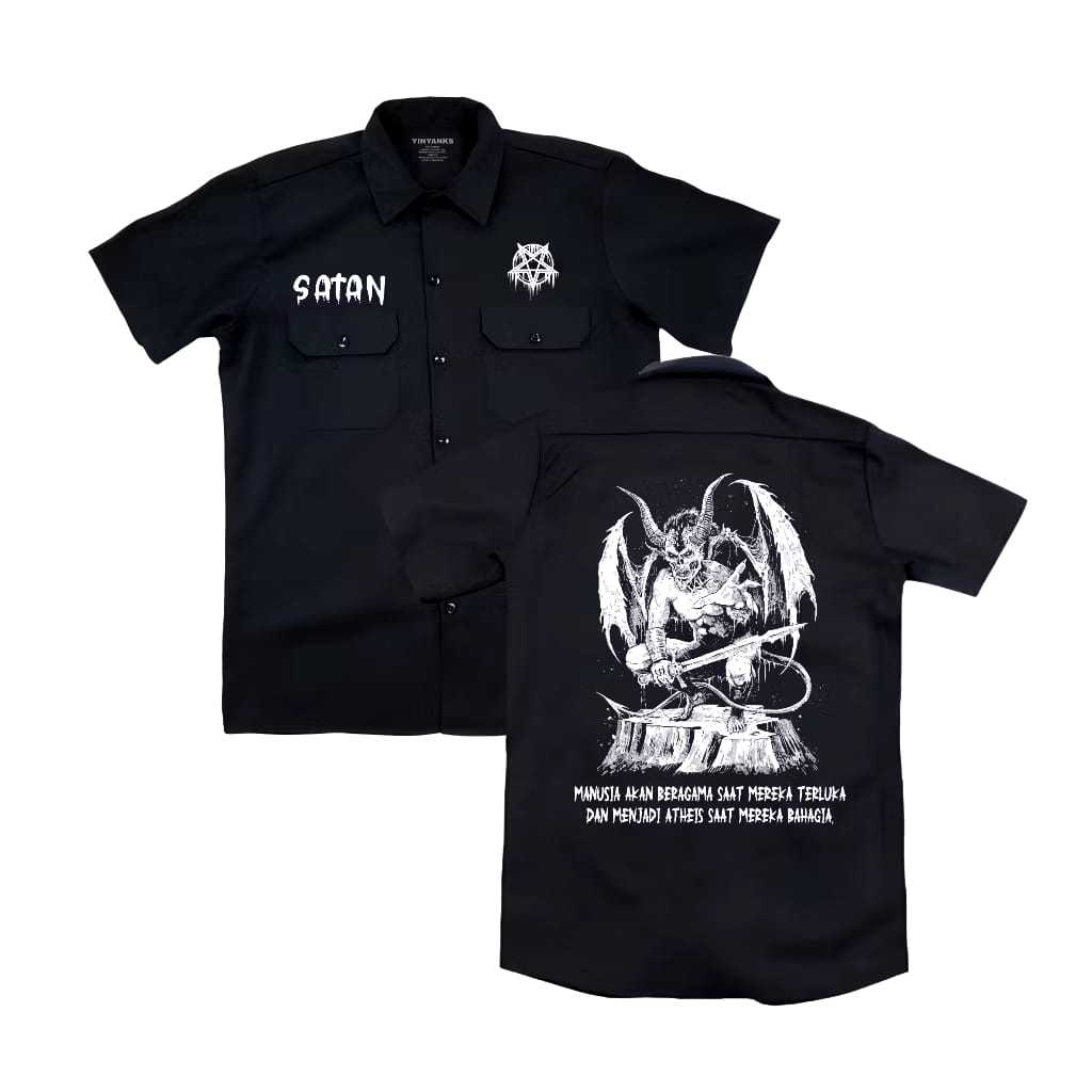 KATUN KEMEJA เสื้อทํางาน Getooxs SATAN Cotton PDH