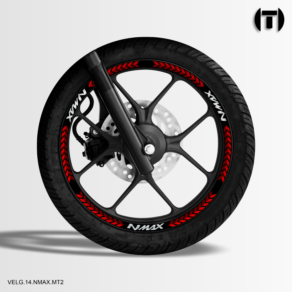 MOTORCYCLE WHEEL VARIATION STICKER ALL TYPES RING 14 NMAX RIMS.14.NMAX.MT2