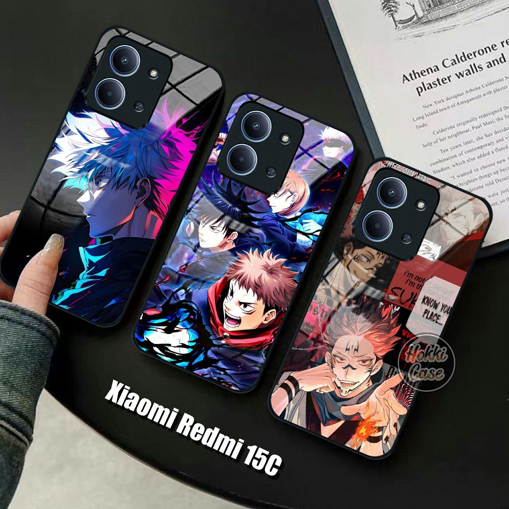 เคส HP Jujutsu Kaisen - Redmi 15C SoftCase - เคสกระจก Redmi 15C - เคสโทรศัพท์ Redmi 15C - ซิลิโคนสํา