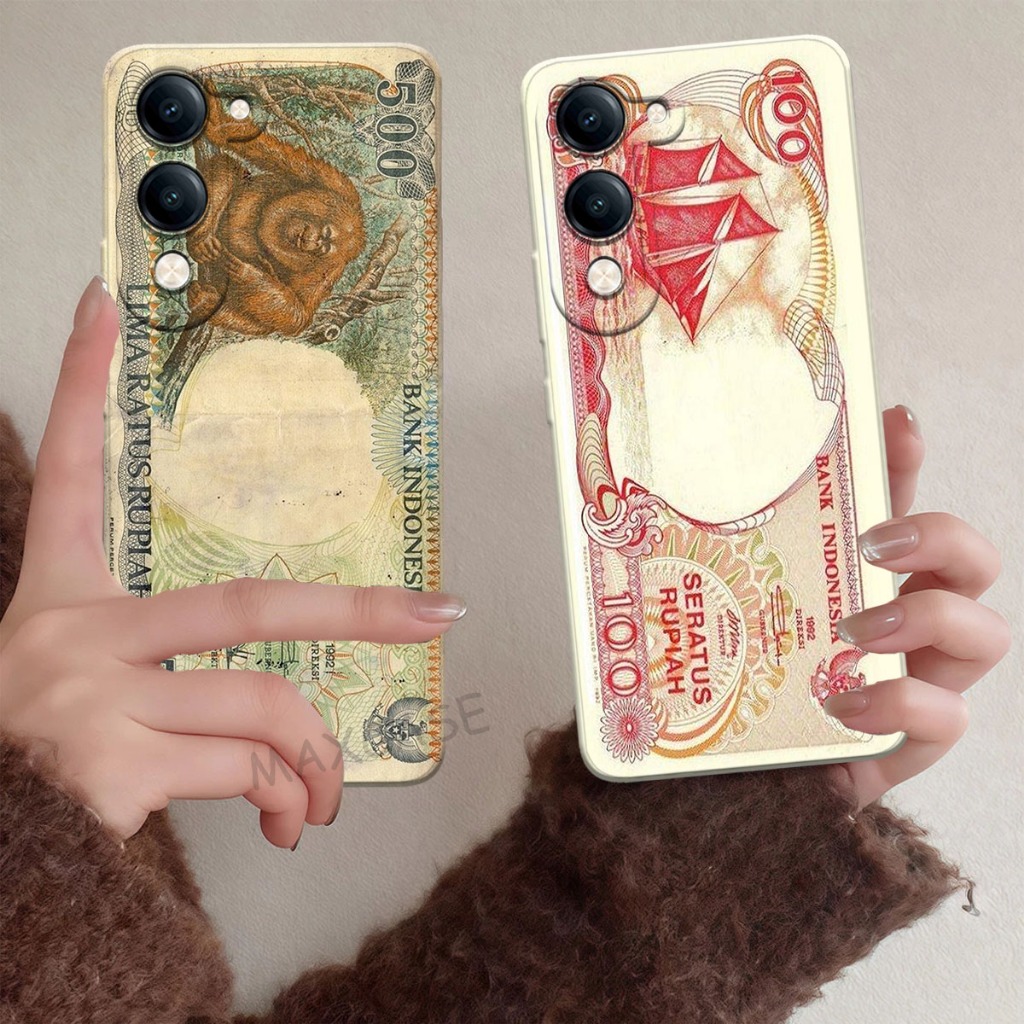 M0P Softcase Hp Vivo Y04S - เคส Vivo Y29S 2025 Money Motif - เคส Hp น่ารัก - เคส Hp ปัจจุบัน - กล้อง