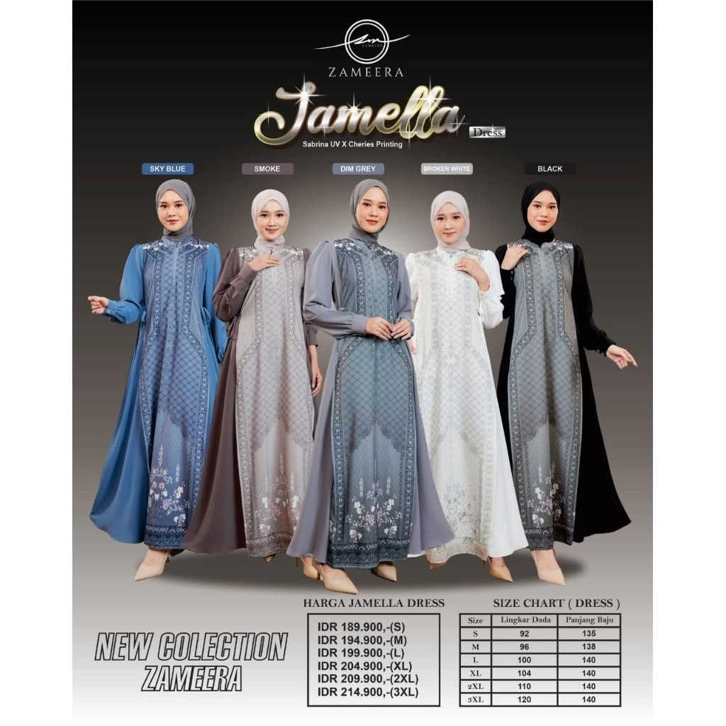 JAMELLA DRESSS BYY ZAMEERA