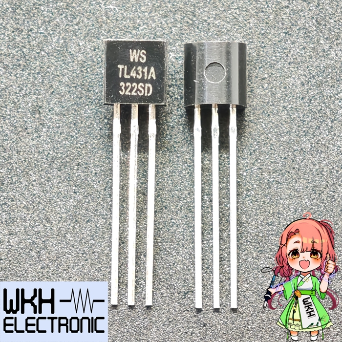 TL431A TL431 TO-92 ไดโอดโปรแกรม Sunt Regulator TL 431 A