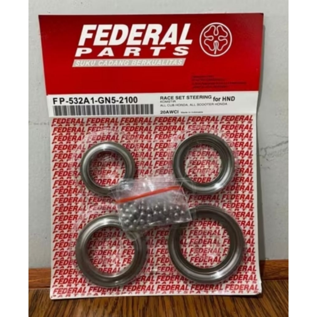 FEDERAL PART คอพวงมาลัย/ชุดแข่งพวงมาลัยสําหรับรถจักรยานยนต์ Grand/Supra FP-532A1-GN5-2100