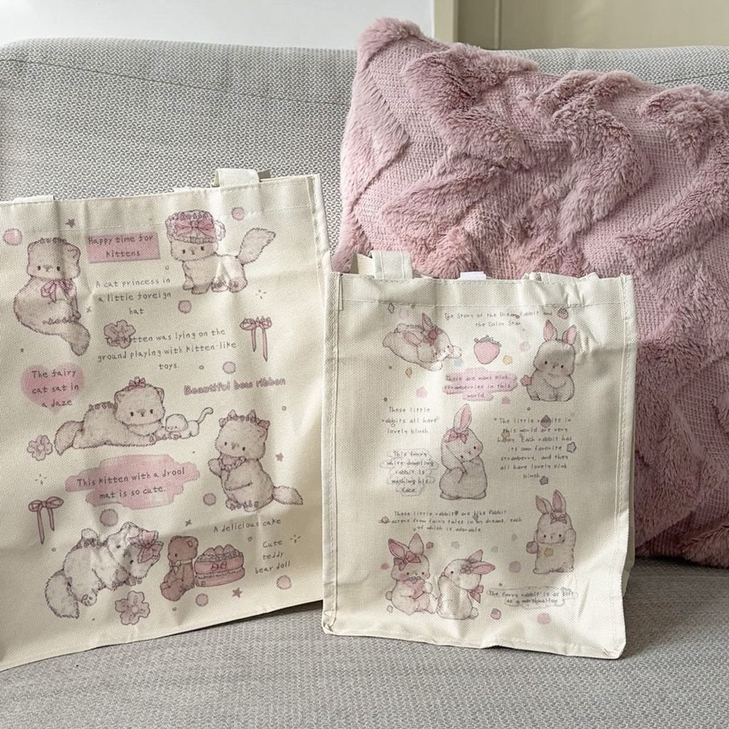 Mocorie - Liovyn coquette Totebag / coquette Lunch Bag / coquette Lunch Bag / Ribbon Lunch Bag / coq