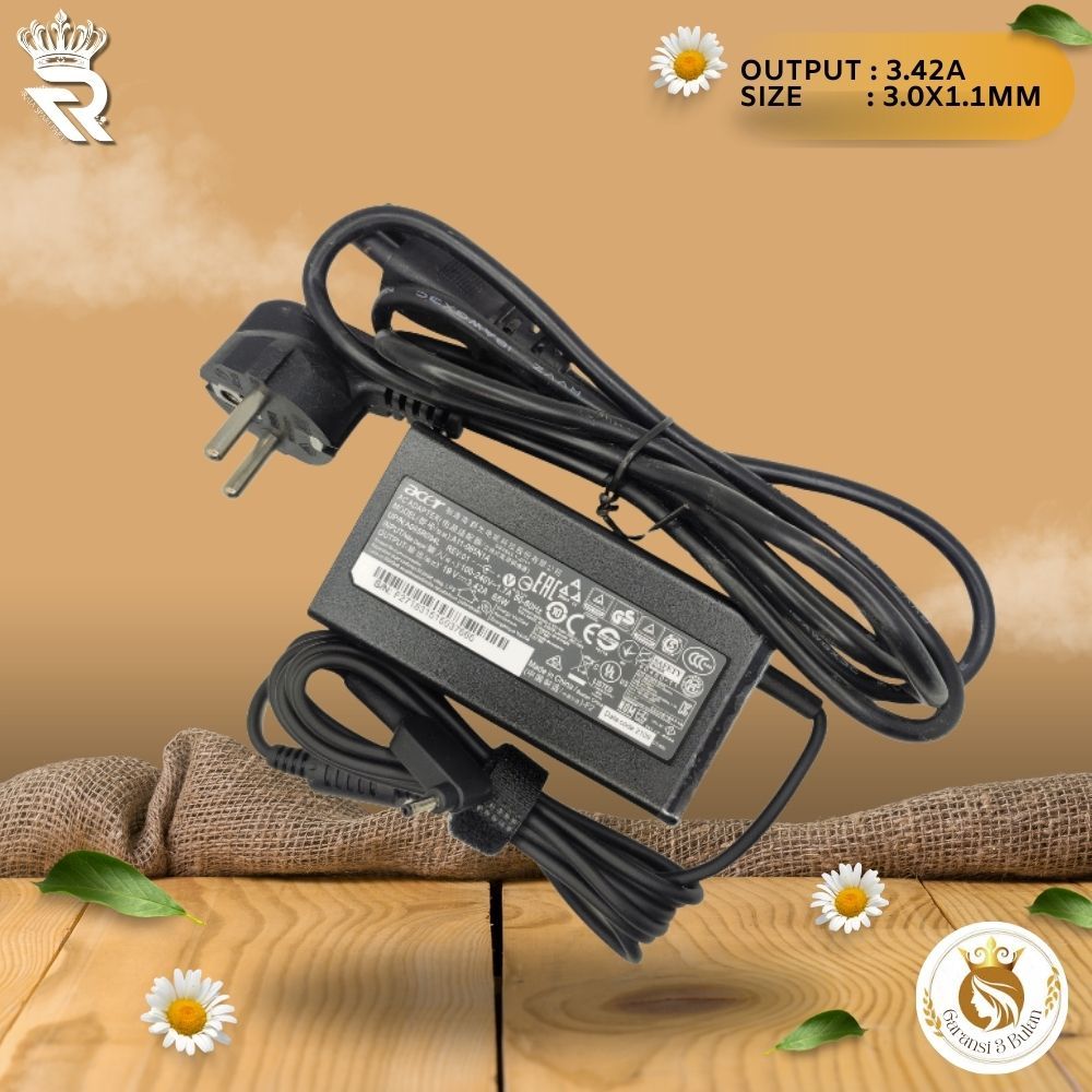 อะแดปเตอร์ชาร์จสําหรับ Acer Aspire 3 5 A314-35 A314-22 A514-52 A514-52K A514-52 3.42A 3.0x1.1 มม.แล็