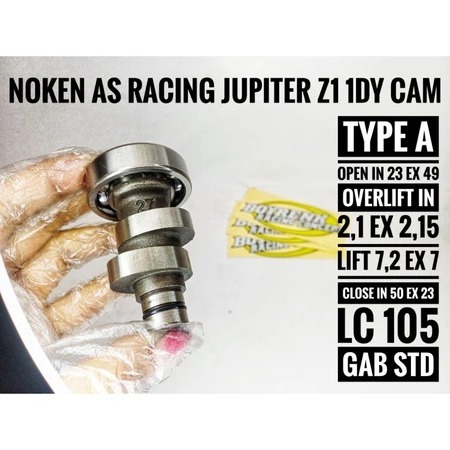 NOKEN AS RACING JUPITER Z1 CODE 1DY RACING SPECIAL CAM HEREX TOURING - OLSHOP BRC
