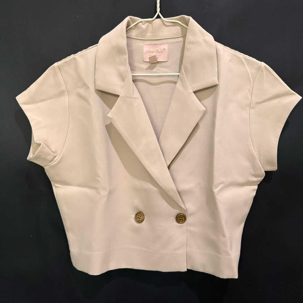 Maria Closet Crop Top / Crop Top Blazer - Preloved