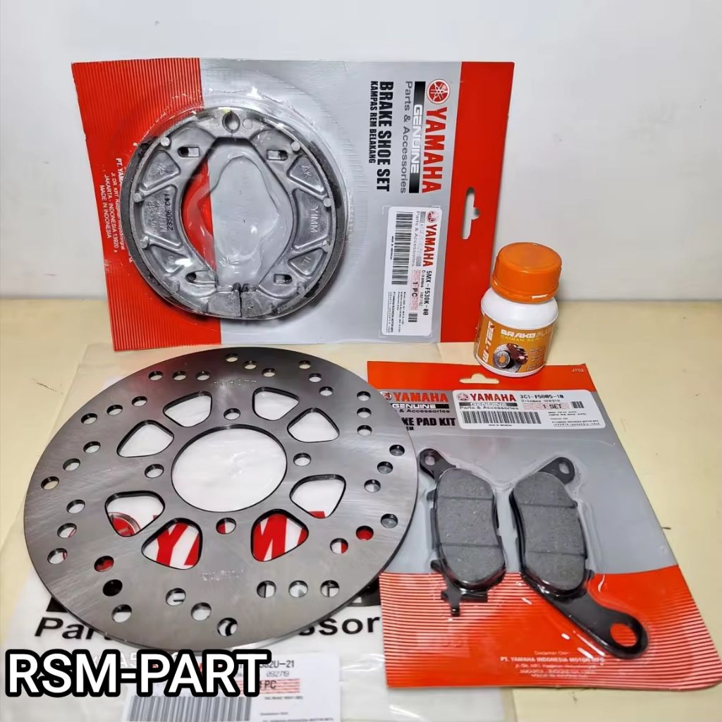 แพ็คเกจ 4 รายการ DISC 4 HOLES 5TL/5MX YAMAHA MIO SPORTY MIO SMILE FINO CARBON