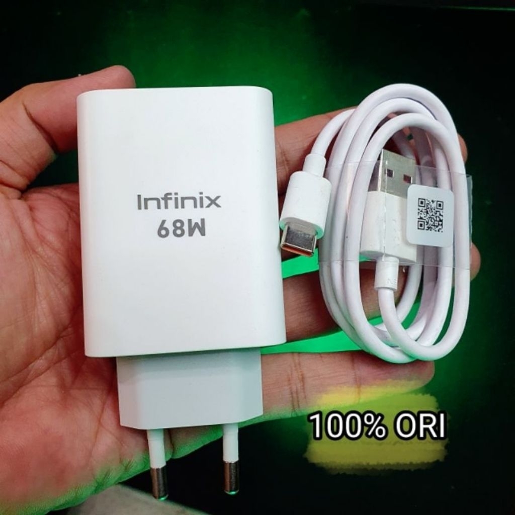 เครื่องชาร์จ 68W Infinix GT 30 Pro Original 100% Charger 68 วัตต์สายอะแดปเตอร์ 1 ชุด