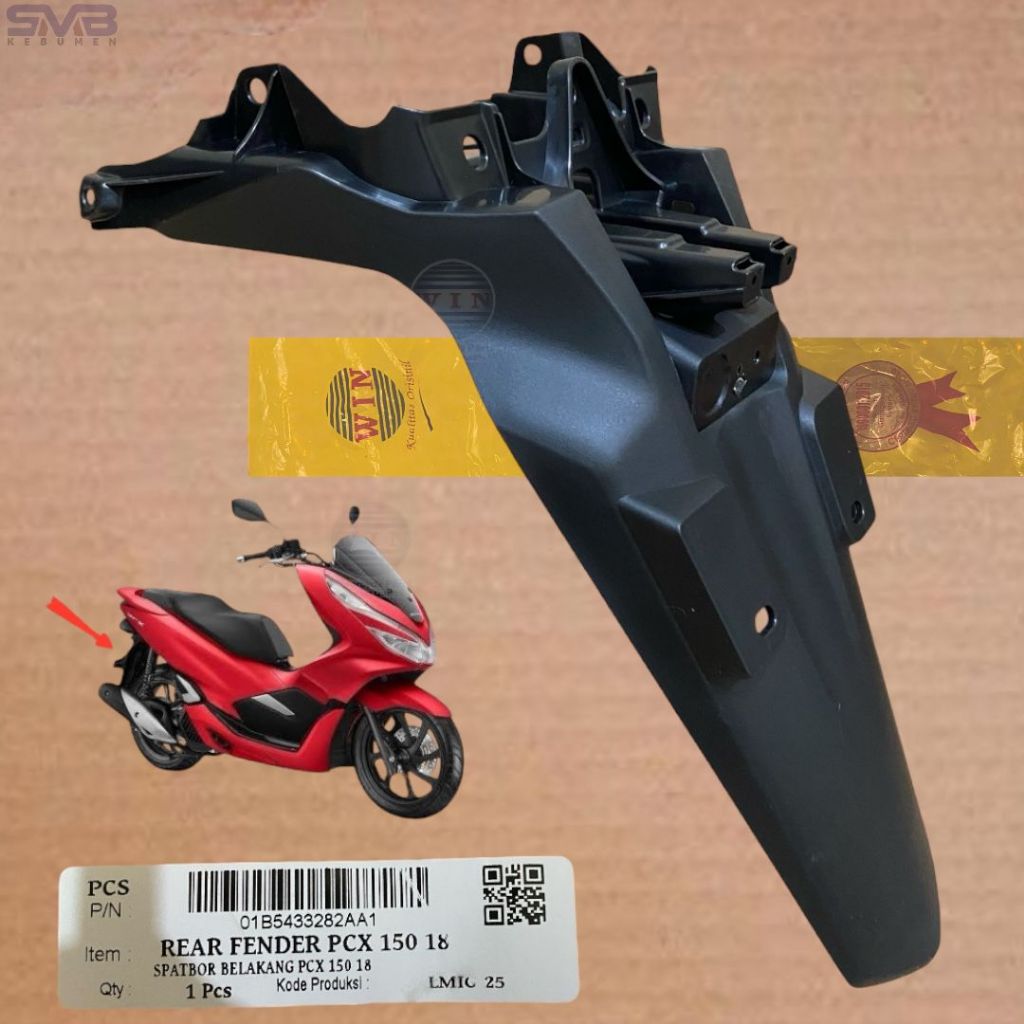 LOKAL บังโคลนหลัง บังโคลนหลัง บังโคลนหลัง pcx 150 ท้องถิ่น 2018 2019 K97 win