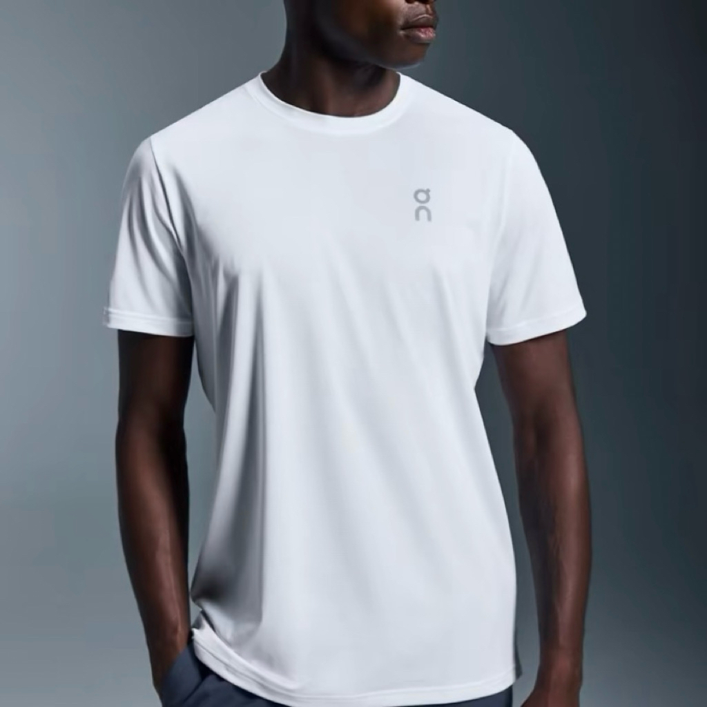 Run 0n 0cloud เสื้อยืดบุรุษพื้นฐานแห้งพอดี/เสื้อยืดกีฬา/เสื้อยืดยิมวิ่งผู้ชายและผู้หญิง/เสื้อยืด