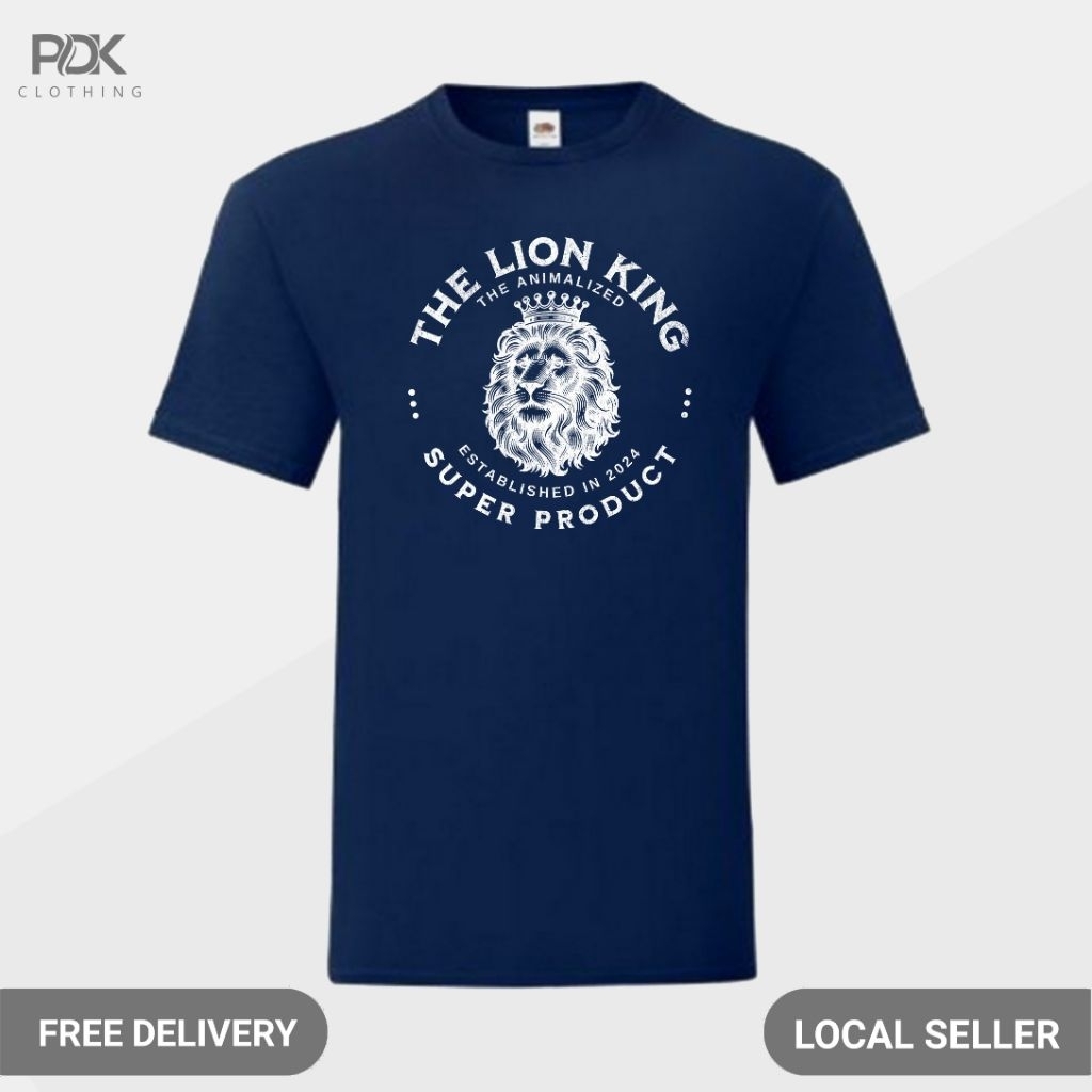 เสื้อยืดผู้ชาย Animalized เสื้อ Lion King