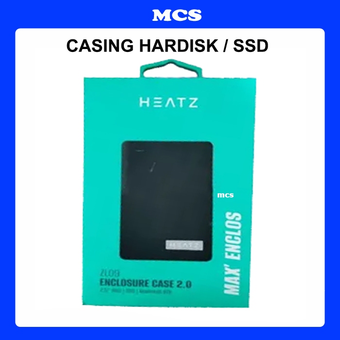 HEATZ HDD/SSD Case USB 3.0 4TB Max, CASE HARDISK/SSD