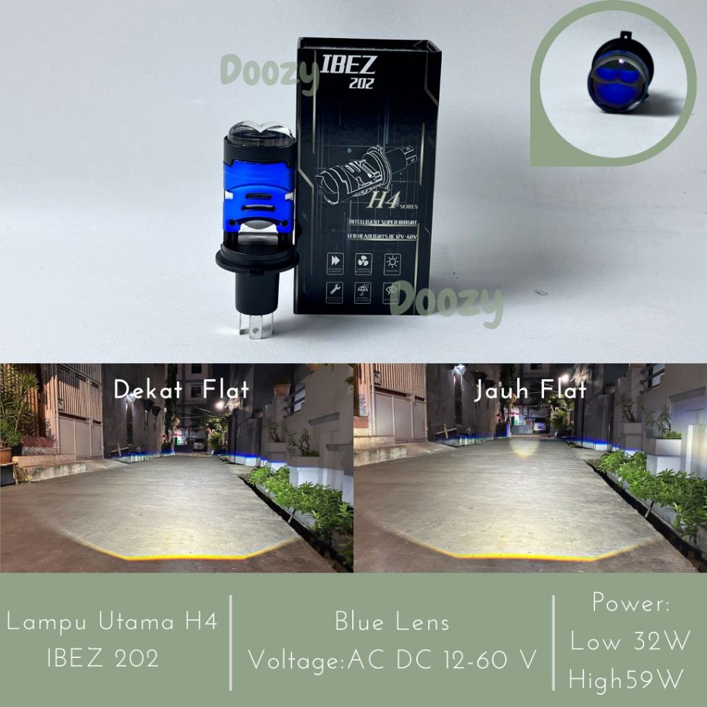 IBEZ 202 - ไฟหน้า LED H4