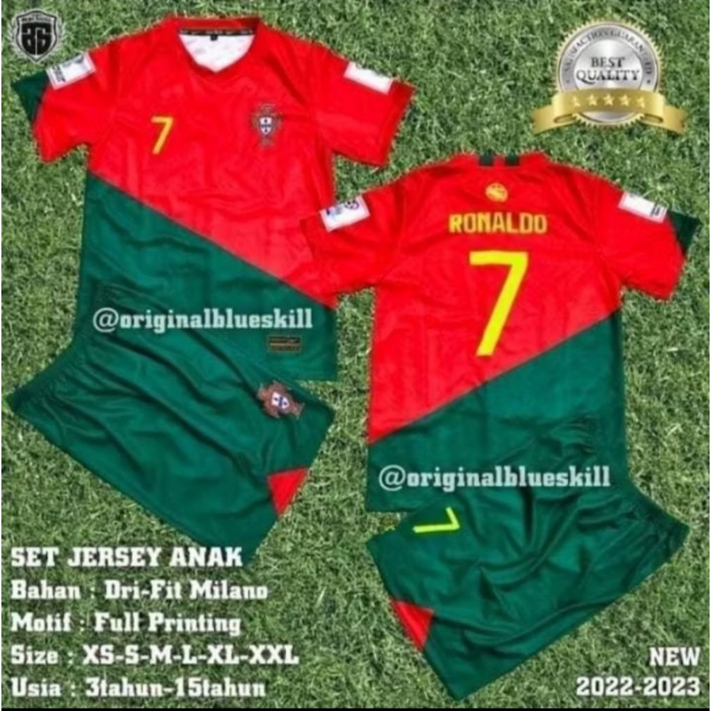 AND THE LATEST RONALDO SHIRT SET / AL HILAL FOOTBALL SHIRT SET BOYS FUTSAL FOOTBALL SHIRT SIU