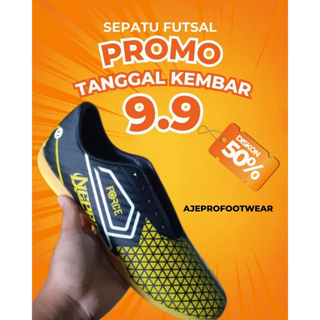 AjeProfootwear รองเท้าฟุตซอล Twin Date 9.9