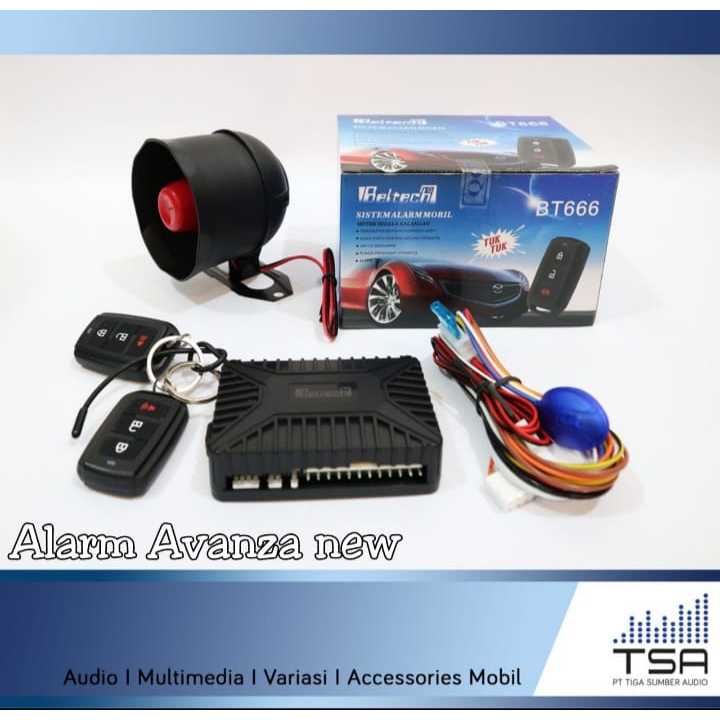 Universal Car Alarm Avanza mode / Universal Beltech BT 666 Central Lock Complete
