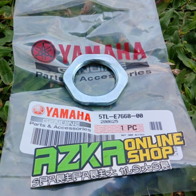 AUTOMATIC DOUBLE CLASP NUT CVT PULLEY NUT MIO SPORTY MIO SMILE SOUL FINO CARBON ORIGINAL 5TL-E7668-0