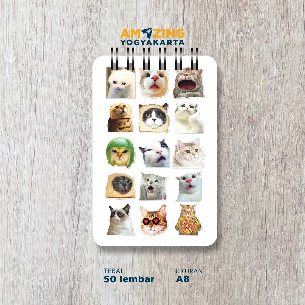 Blocknote / Notebook / Cat meme