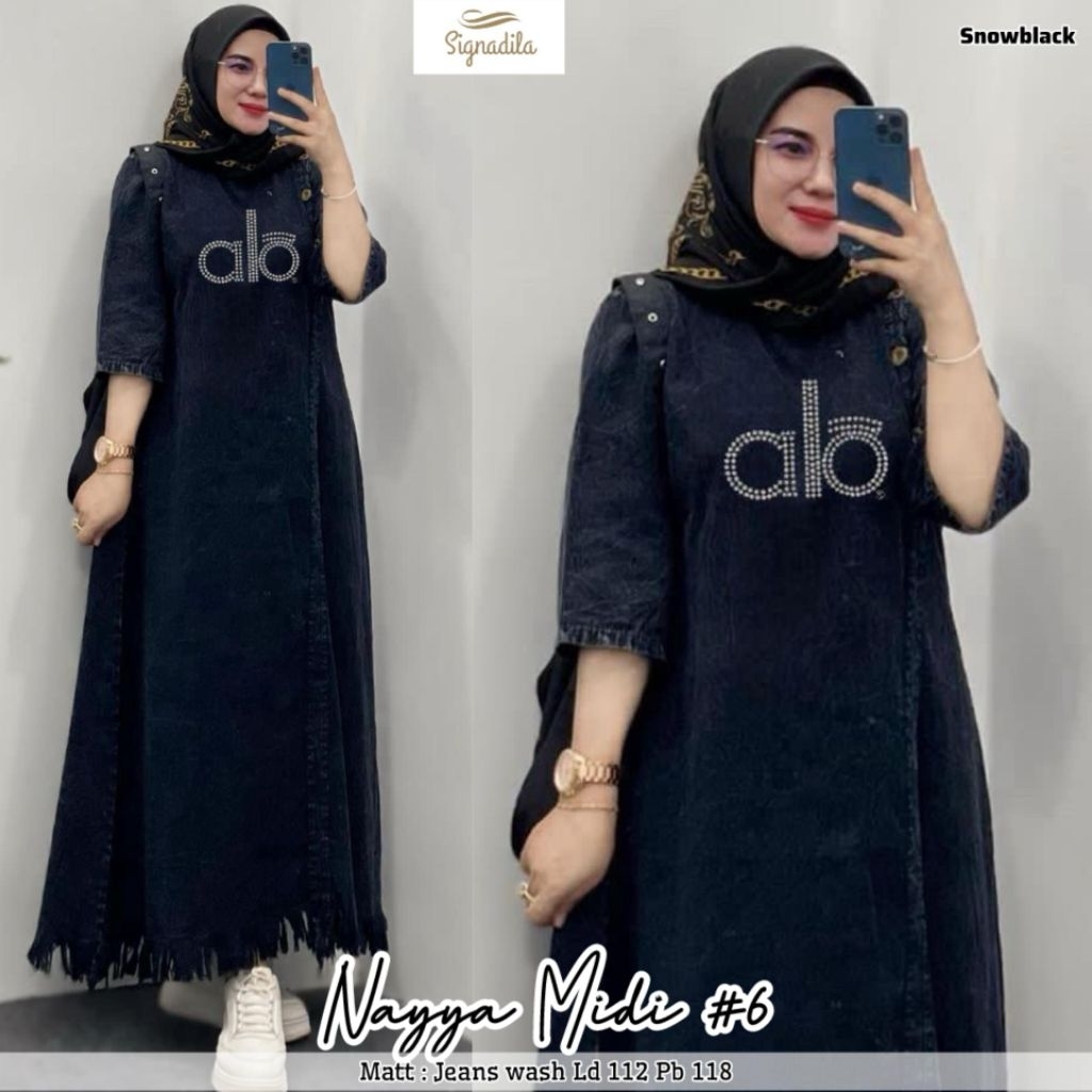 เสื้อผ้าผู้หญิง (Chana Biuna Miumiu Laura Alaya Nak Alaika Naya Vayya Zayya) Midi Jeans Wash Bestsel