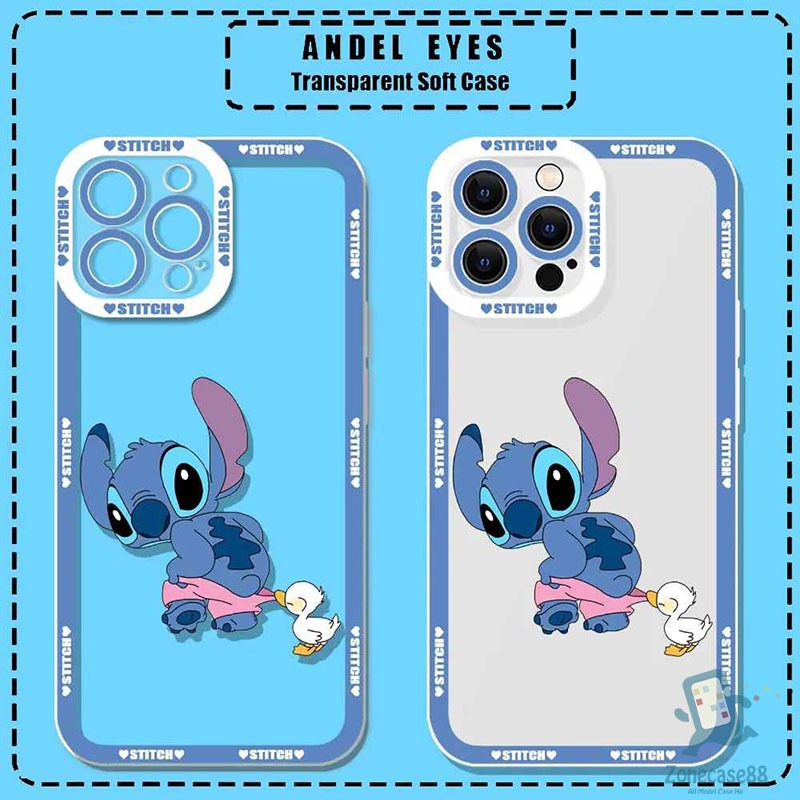 HP ZC01 Compatible Clear Case With Motif Stch r สําหรับ ZTE NUBIA V50 / V50 Design / V60 / V60 Desig