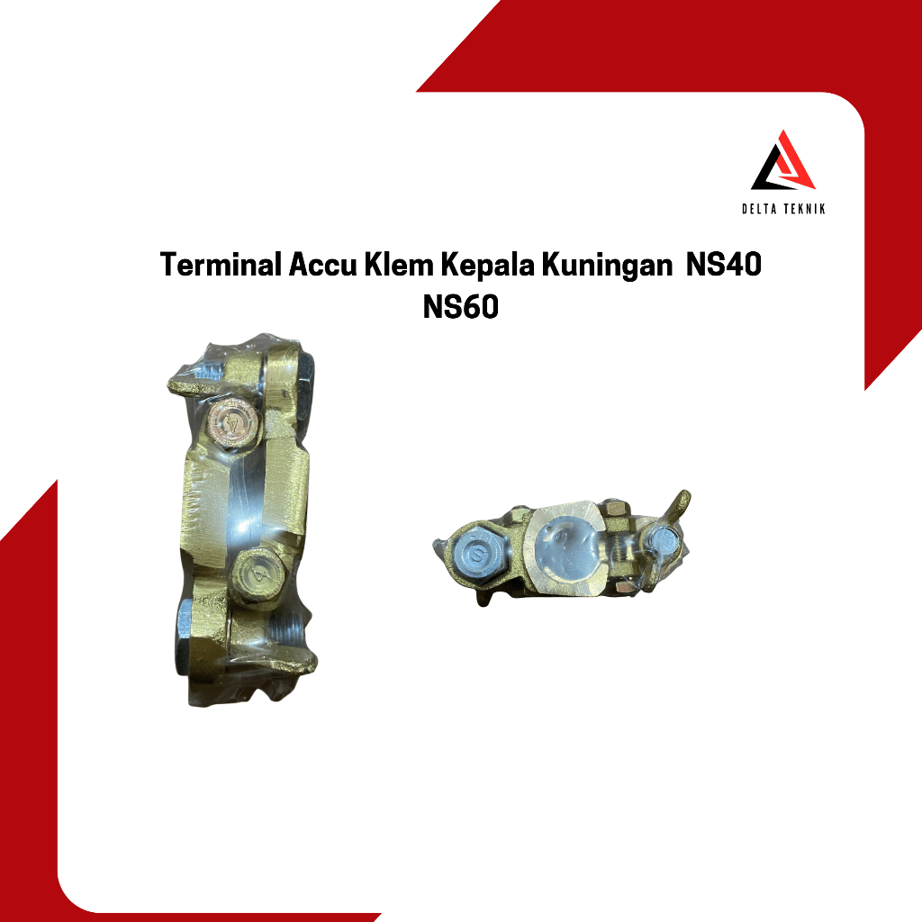 NS40 NS60 แคลมป์หัวทองเหลือง Accu Terminal