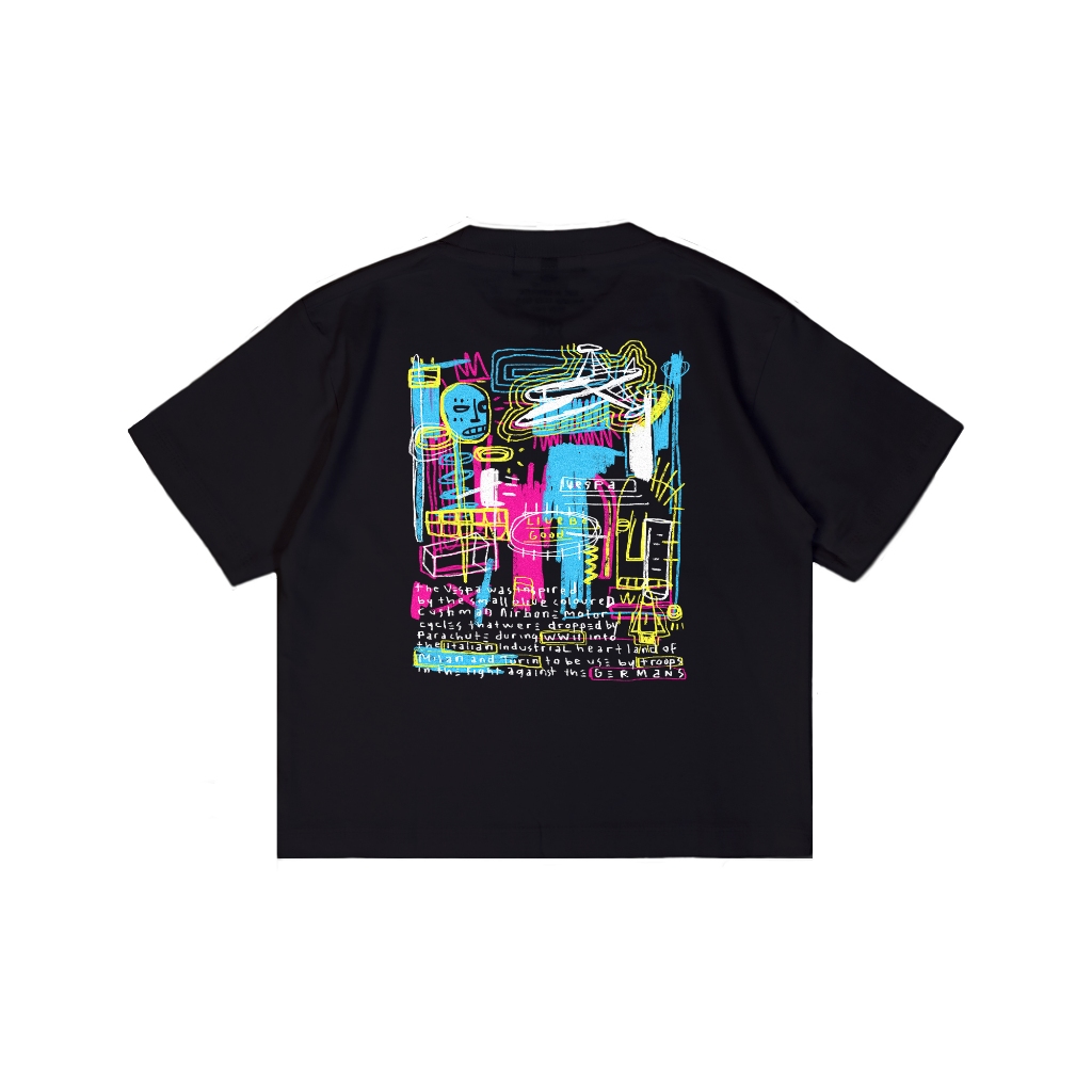 Livescoot Kids Short Sleeve Boxy I Kids T-Shirt - Plane