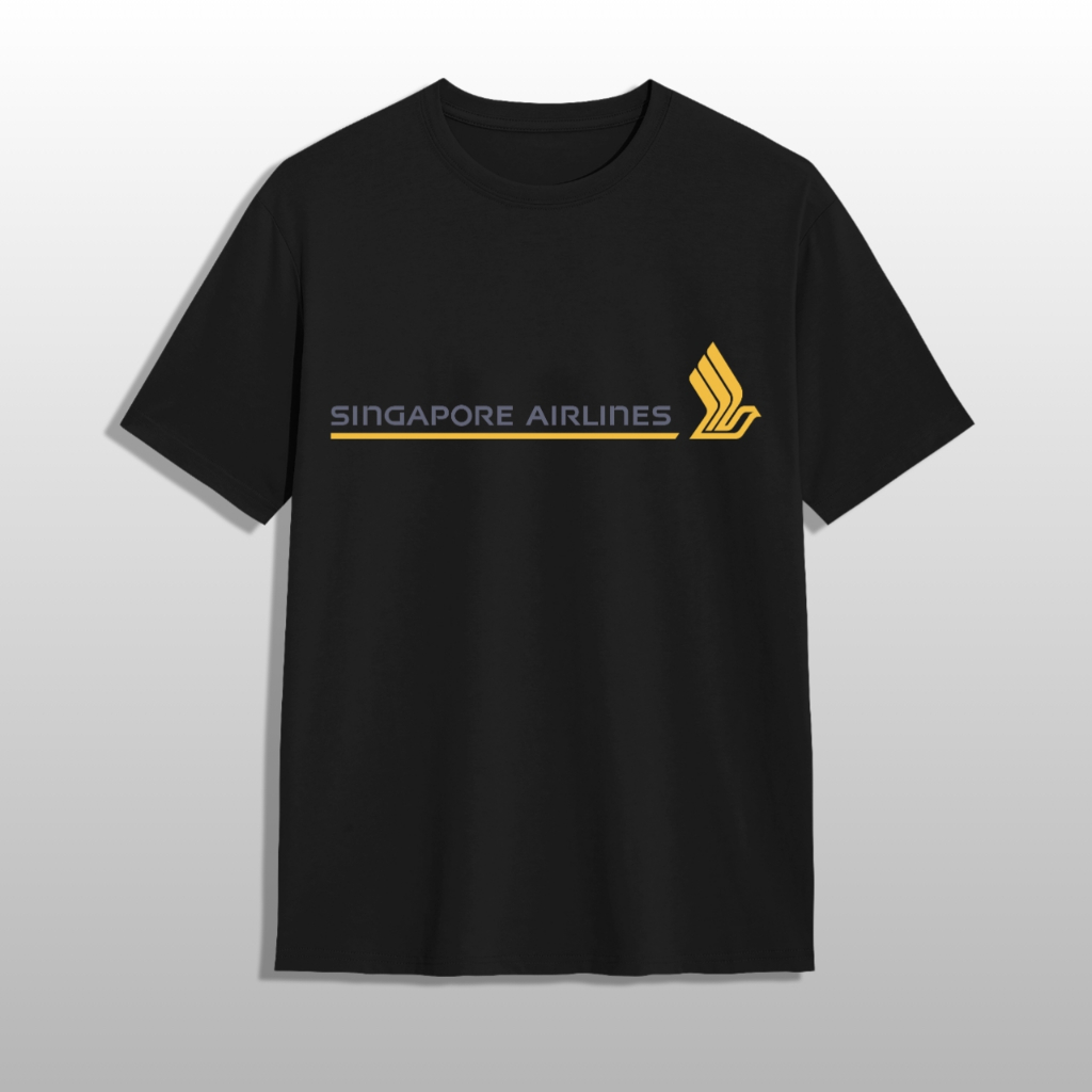 KATUN เกาหลี Air Iberia Eva Air เสื้อยืด Mercways อังกฤษ Premium Combed Cotton 30s