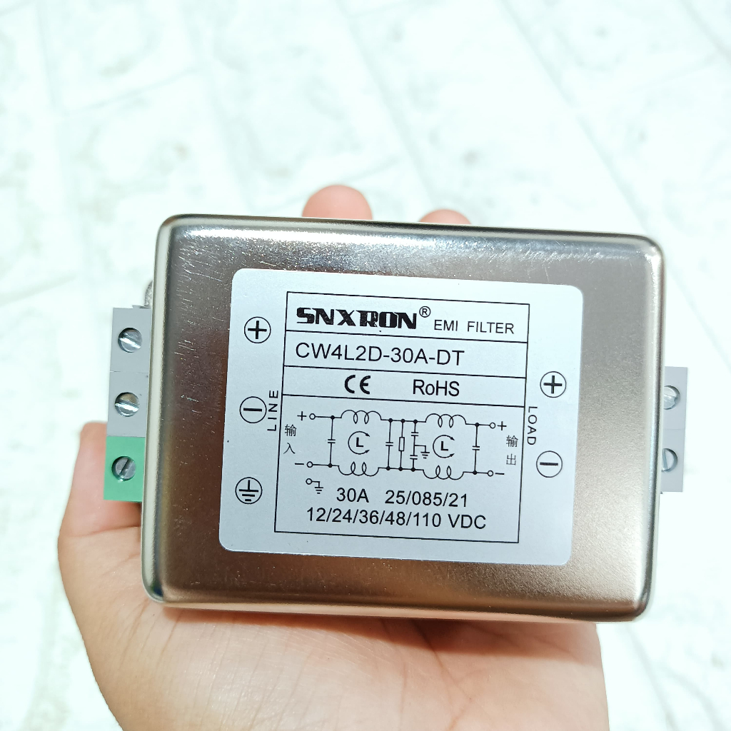 CW4L2D 30A DT เอมิ กรอง DC 12v 24v 48v สายดิน DC กรอง DC current