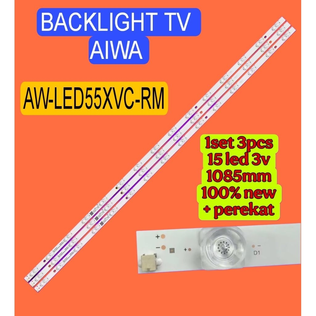 LED BACKLIGHT BL TV AIWA 55 AW-LED55XVCRM