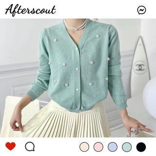 AS-Cardigan Wanita Korean Style Baju Rajut Atasan Lengan Panjang Sweater