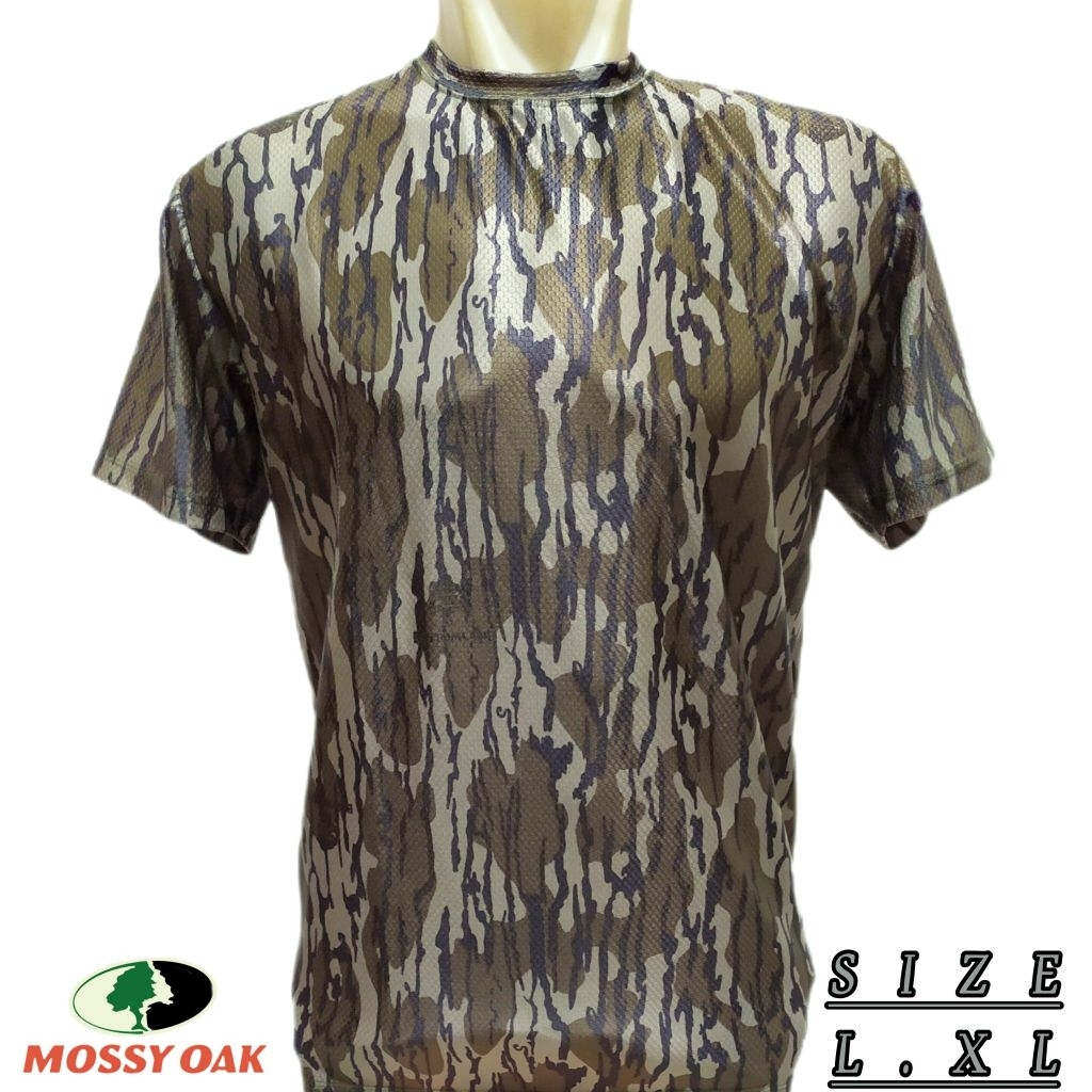 เสื้อยืดแขนสั้น Mossy Oak Bottomland Camo