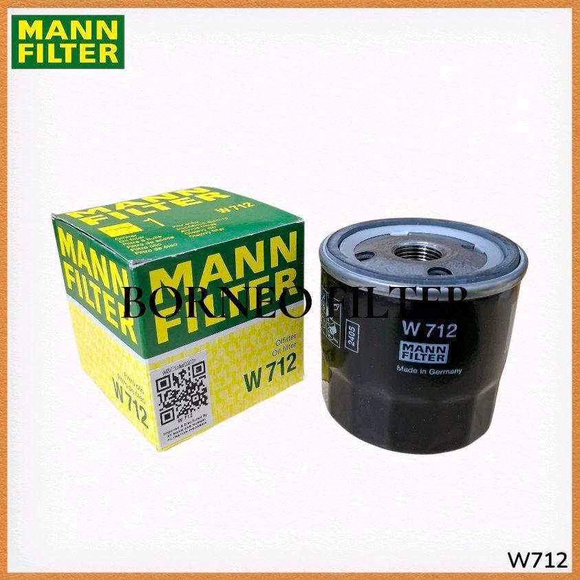 W712 กรองน้ํามันแท้ Mann P551251 B7295 LF4014 JOC-88044 C-2601 SFO7120 X52 LF3766 LF3338 W712/4 LF33