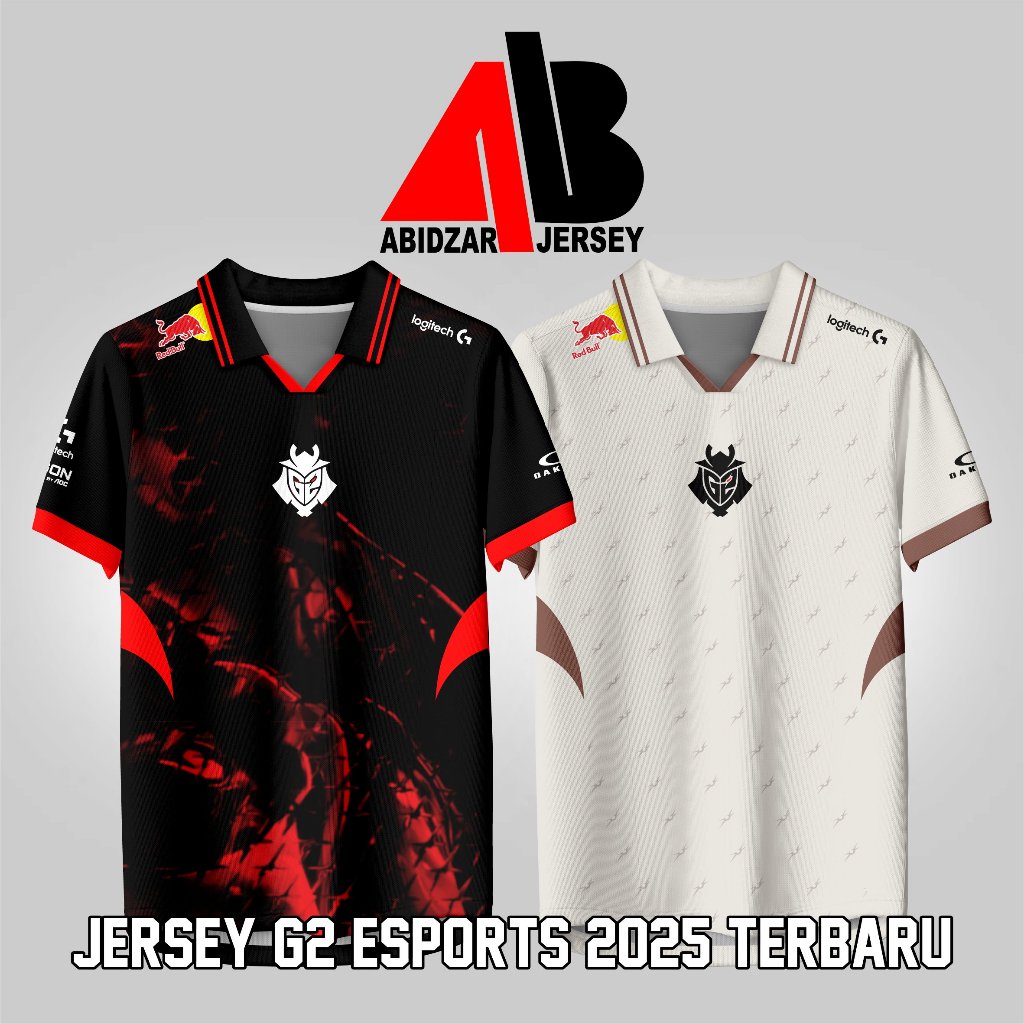 G2 Esports Jersey เสื้อยืดเกมล่าสุด 2025 ชื่อขอได้