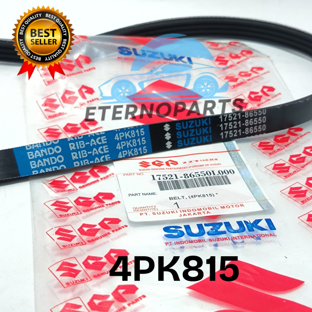 เข็มขัดพัดลม VAN BELT V-BELT เข็มขัดพัดลม 4PK815 SUZUKI APV FUTURA INJECTION MEGA CARRY 4PK815 17521
