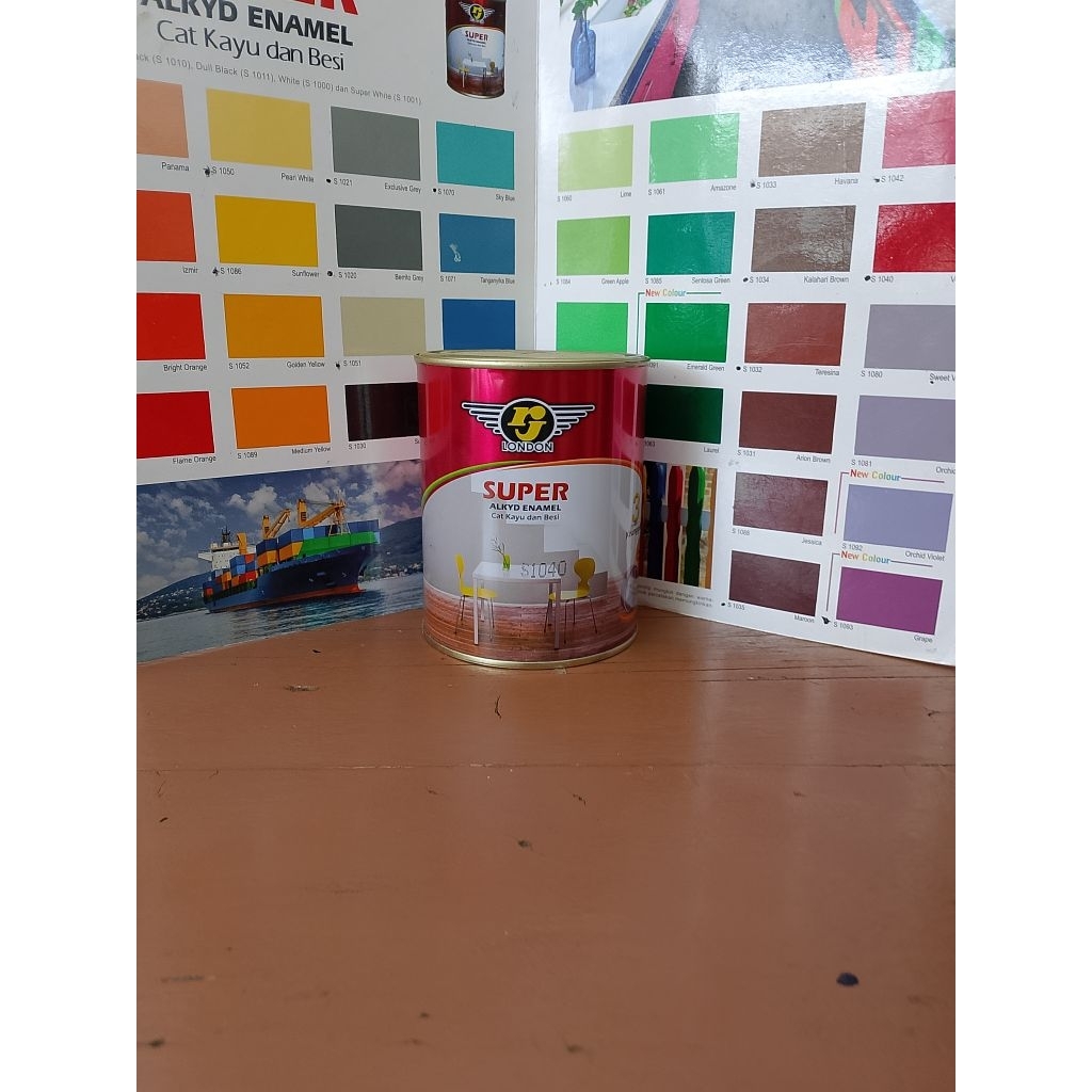 RJ SUPER ALKYD ENAMEL สีน้ํามันไม้และเหล็ก 800ml