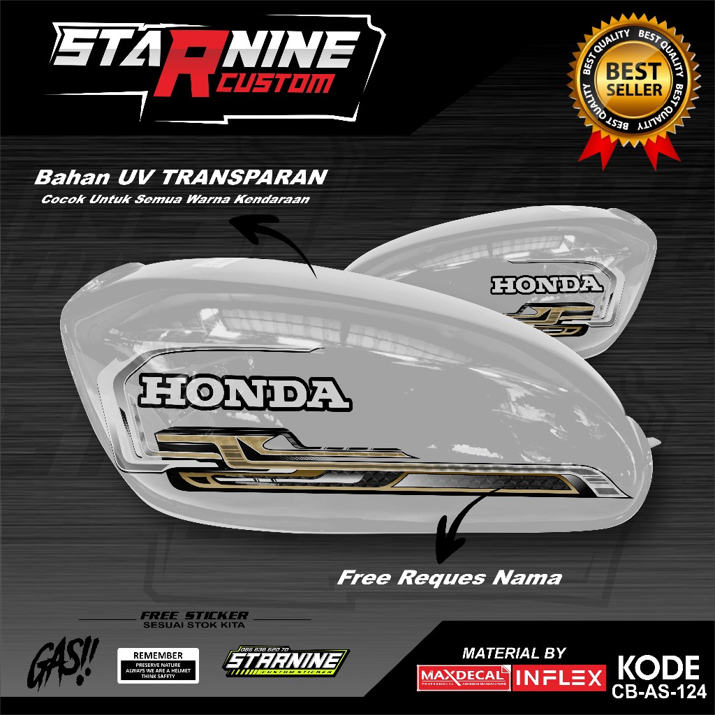 CB striping / สติ๊กเกอร์ CB มินิมอล / รหัส CB-AS-124