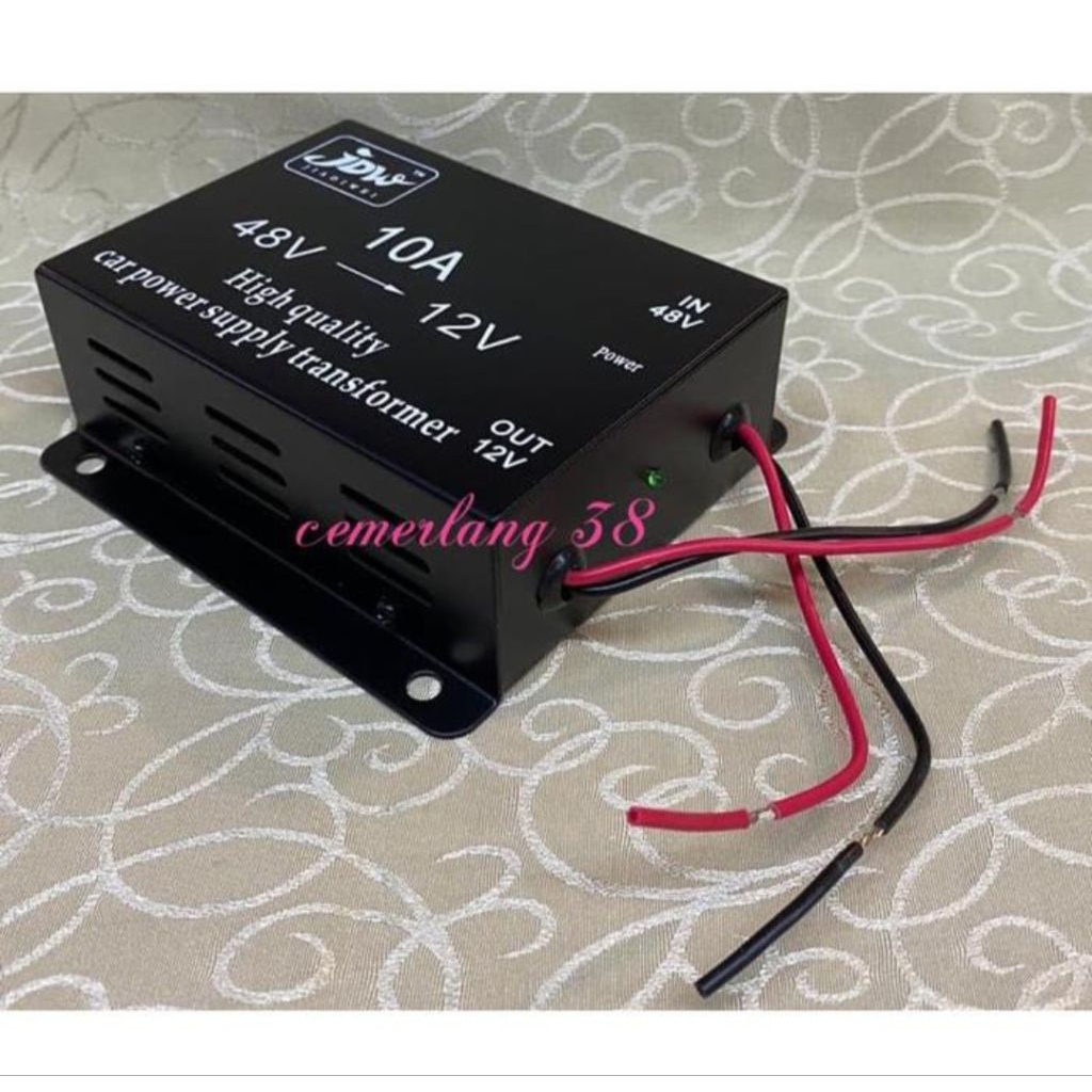ตัวแปลง DC-DC 48V ถึง 12V 10 Ampere JDW ORI/ตัวแปลง DC 48V ถึง 12V 10A JDW